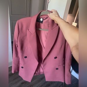 Autograph suit in blush